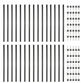 Nuvo Iron CR-32 Baluster, 3/4 in Dia, 32 in L, Round, Steel, Black, Galvanized